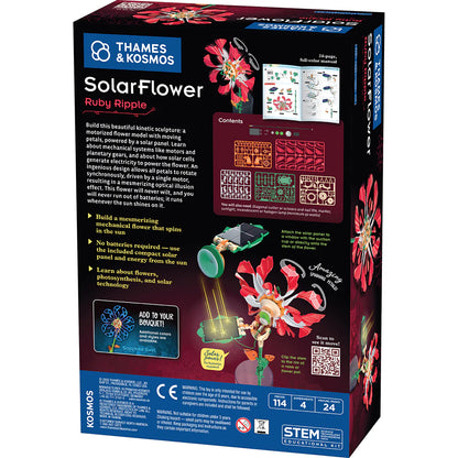 Thames & Kosmos - SolarFlower Ruby Ripple STEM Kit