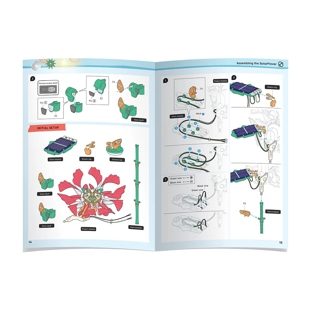 Thames & Kosmos - SolarFlower Ruby Ripple STEM Kit