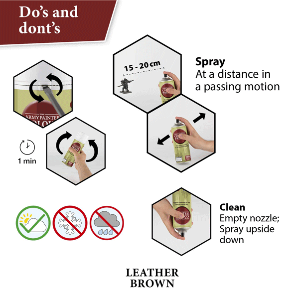 The Army PainterColour Primer: Leather Brown