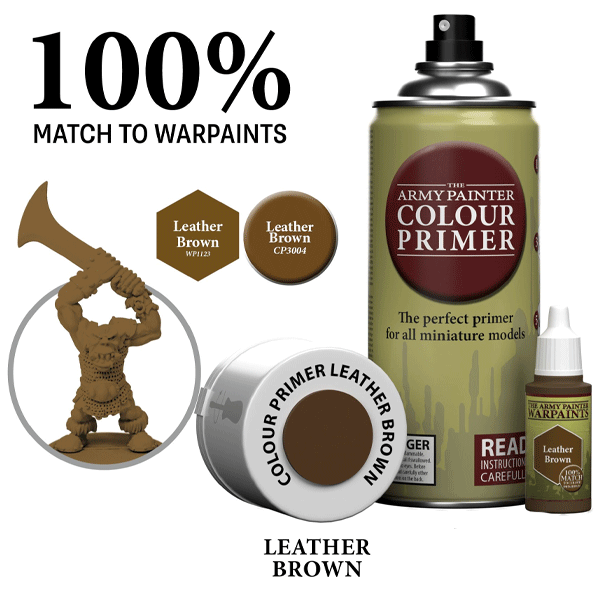 The Army PainterColour Primer: Leather Brown