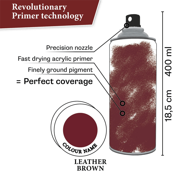The Army PainterColour Primer: Leather Brown
