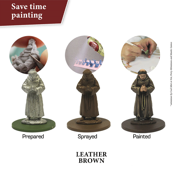 The Army PainterColour Primer: Leather Brown