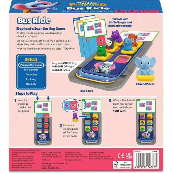 Thinkfun Friends Bus Ride Sorting Game