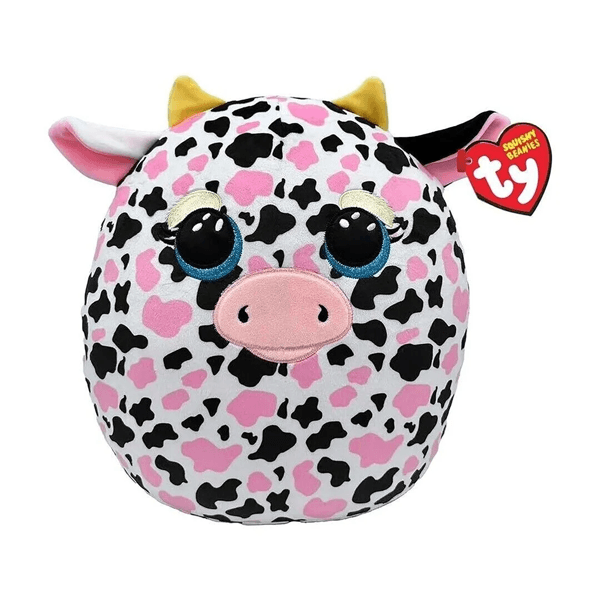 Ty Squishy Beanies - Milkshake Cow (Large 14")