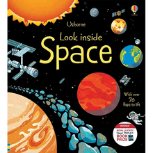 Usborne Look Inside Space Hardcover Book