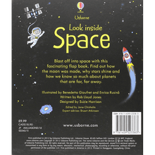 Usborne Look Inside Space Hardcover Book