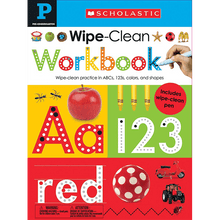 Scholastic Early Learners: Wipe–Clean Workbook: Grade Pre–K
