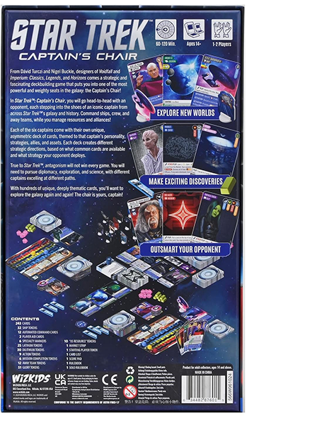 Star Trek Captain's Chair Board Game