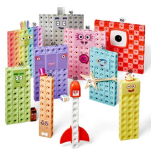 Hand2Mind Mathlink Cubes Activity Set Numberblocks Heroes with Zeroes