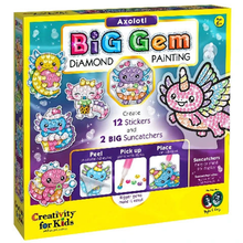 Creativity for Kids Big Gem Diamond Painting - Axolotl