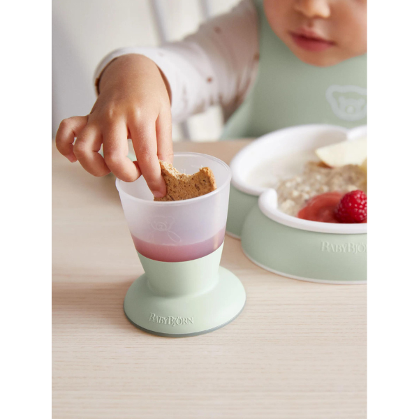babybjorn-dinnersetgreen-cup
