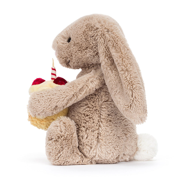Jellycat Bashful Beige Birthday Bunny
