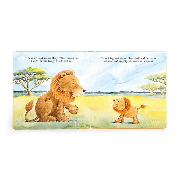 Jellycat The Very Brave Lion Book