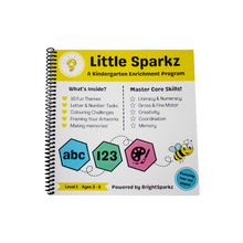 BrightSparkz Tutors - Little Sparkz Kindergarten Enrichment Program - Level 1 Book
