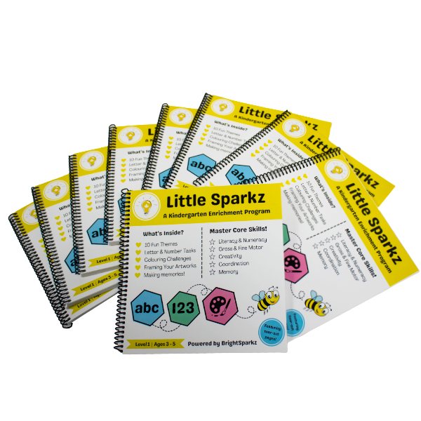 BrightSparkz Tutors - Little Sparkz Kindergarten Enrichment Program - Level 1 Book