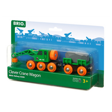 Brio Clever Crane Wagon