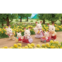 Calico Critters Chocolate Rabbit Family