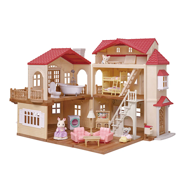 Calico Critters Red Roof Country Home 40th Anniversary Gift Set