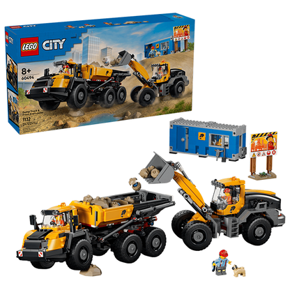 LEGO City 60494 Dump Truck and Front End Loader