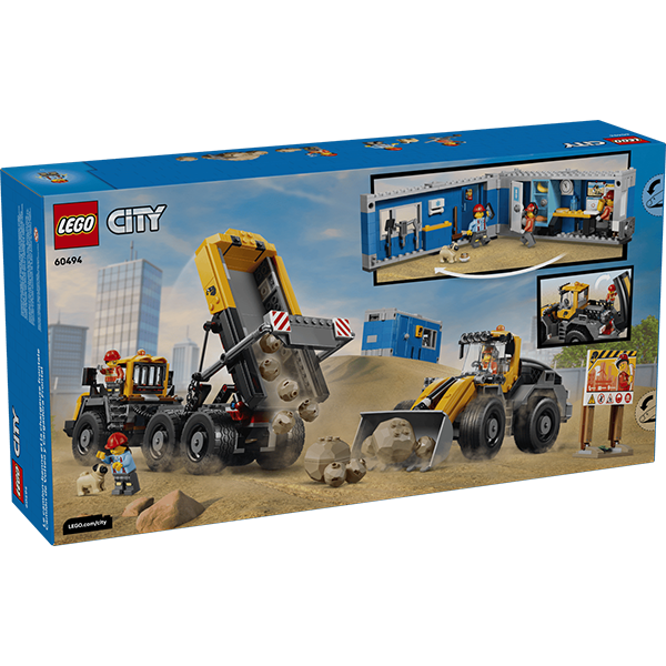 LEGO City 60494 Dump Truck and Front End Loader