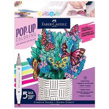 Faber-Castell Pop Up Colouring Butterfly Bush