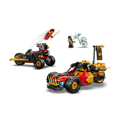 LEGO NINJAGO 71864 Kai and Coles Combiner Vehicles