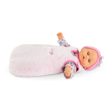 corolle-bagsleeperpinkplush-doll