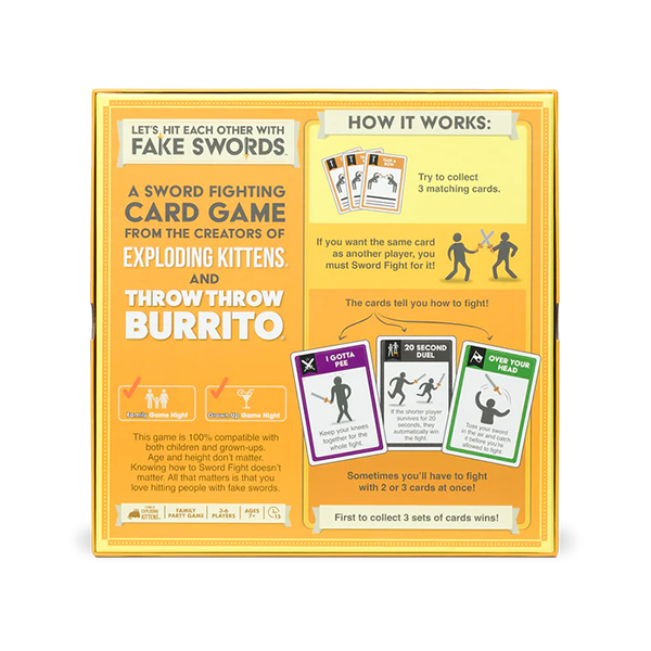 Exploding Kittens - Lets Hit Each other with Fake Swords Game