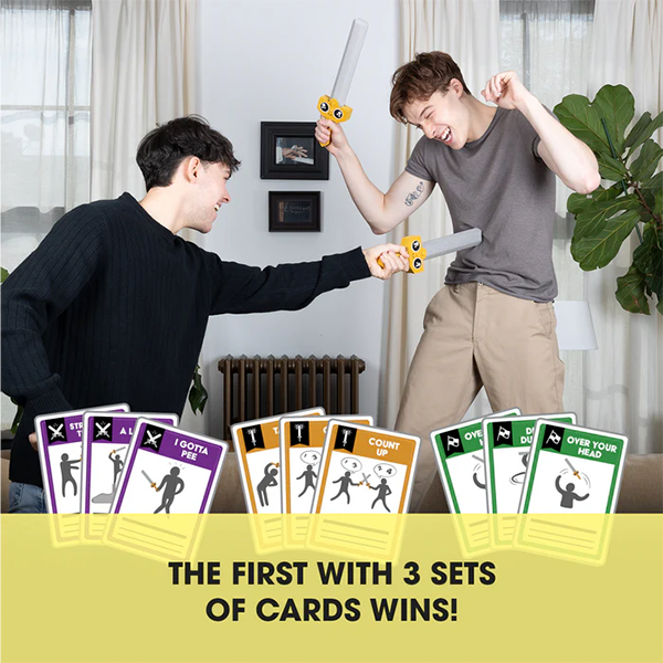 Exploding Kittens - Lets Hit Each other with Fake Swords Game
