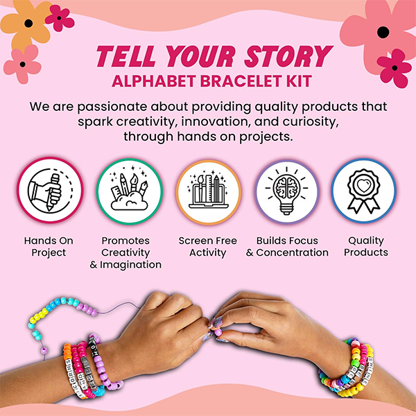 Fashion Angels: Tell Your Story Alphabet Bead Case - Small