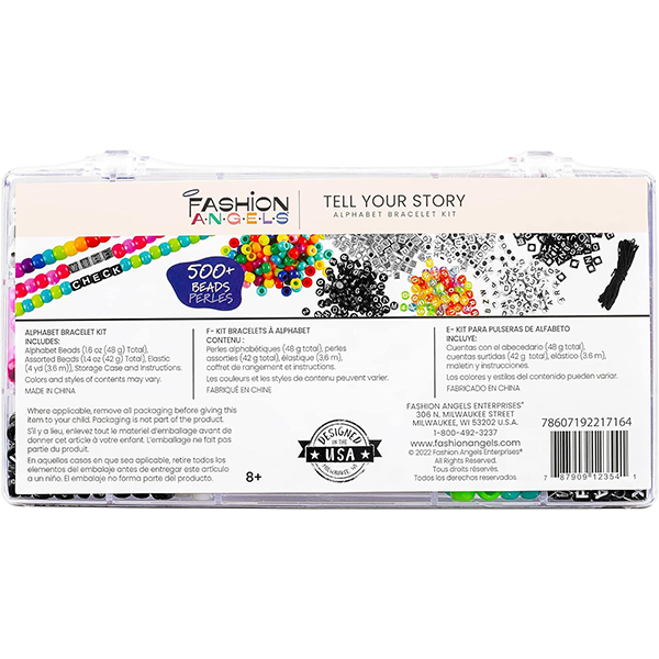 Fashion Angels: Tell Your Story Alphabet Bead Case - Small