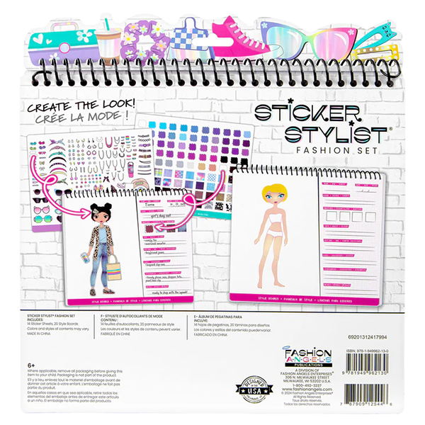 Fashion Angels: Fashion Sticker Stylist Multicolor Set