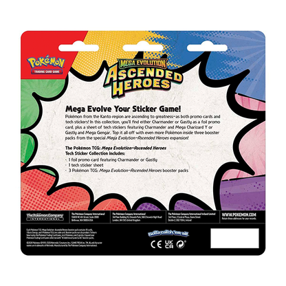 Pokemon Trading Card Game: Mega Evolution - Ascended Heroes Ghastly Tech Sticker Collection
