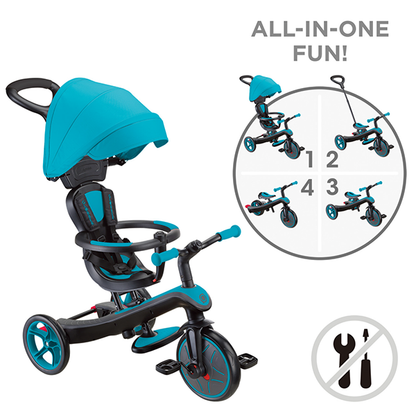Globber Explorer 4 in 1 Trike - Teal