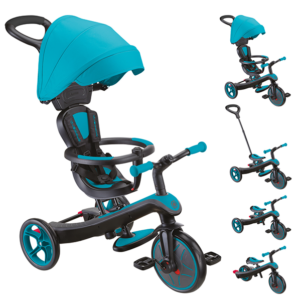 Globber Explorer 4 in 1 Trike - Teal