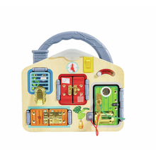 hape-lockandlearnplayboard-front