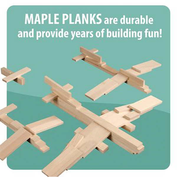 Keva Maple 400 Plank Set