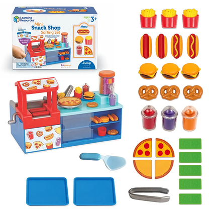 Learning Resource Mini Snack Shop Sorting Set
