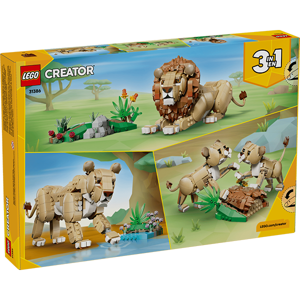 LEGO® Creator 3-in-1 31386 Wild Animals - Majestic Lion