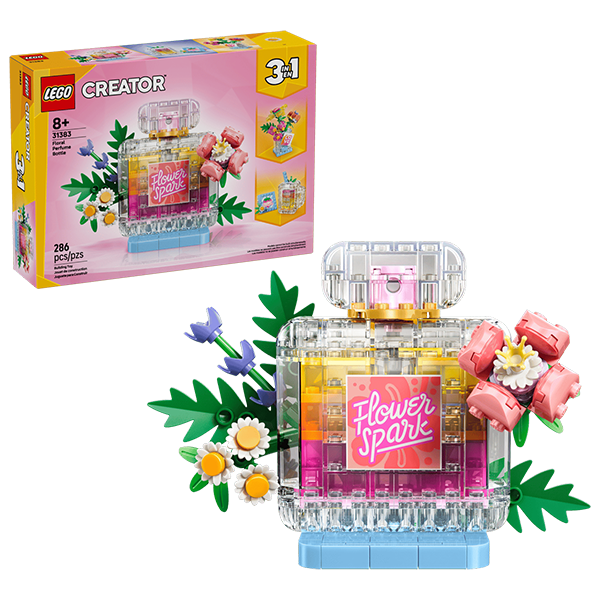 LEGO® Creator 3-in-1 31383 Floral Decor Perfume Bottle