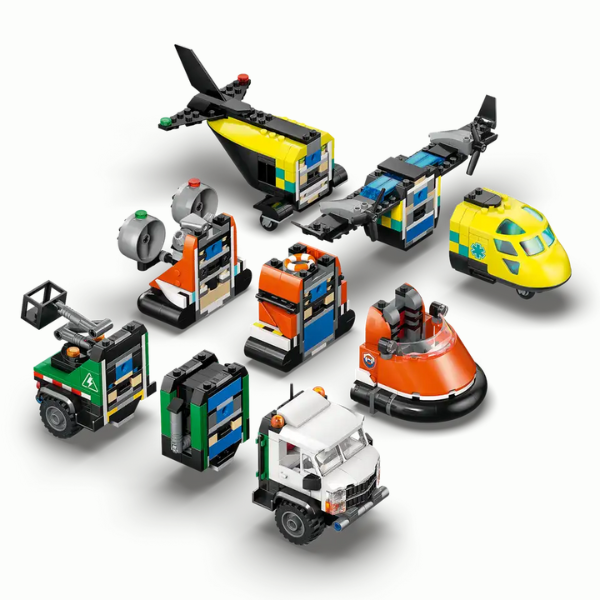 LEGO® City 60505 Airplane, Service Truck & Hovercraft Remix