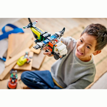 LEGO® City 60505 Airplane, Service Truck & Hovercraft Remix