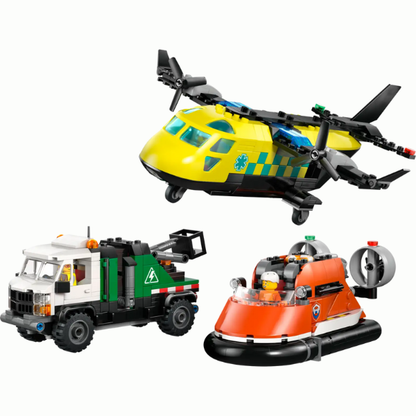 LEGO® City 60505 Airplane, Service Truck & Hovercraft Remix