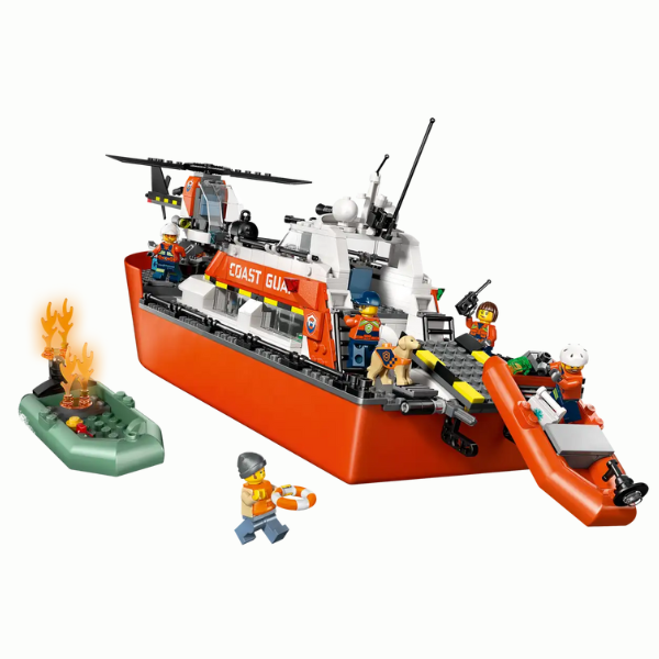 LEGO® City 60504 Coast Guard Rescue Boat & Helicopter