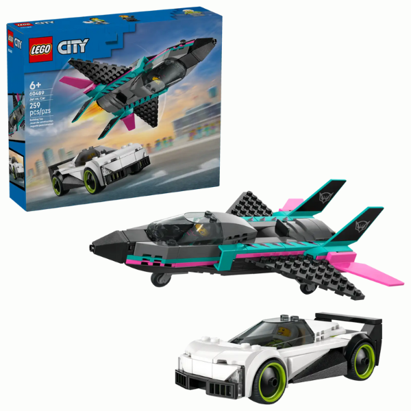 LEGO® City 60489 Jet vs. Car