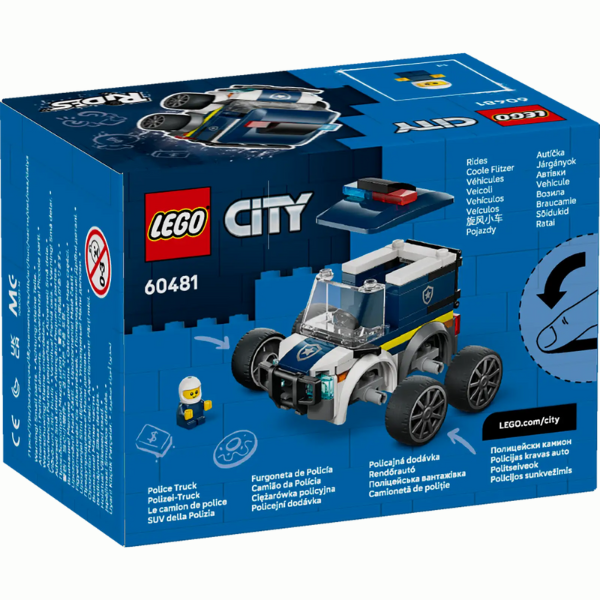 LEGO® City 60481 Rides – Police Truck
