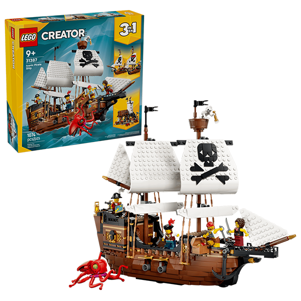 LEGO® Creator 3-in-1 31387 Iconic Pirate Ship