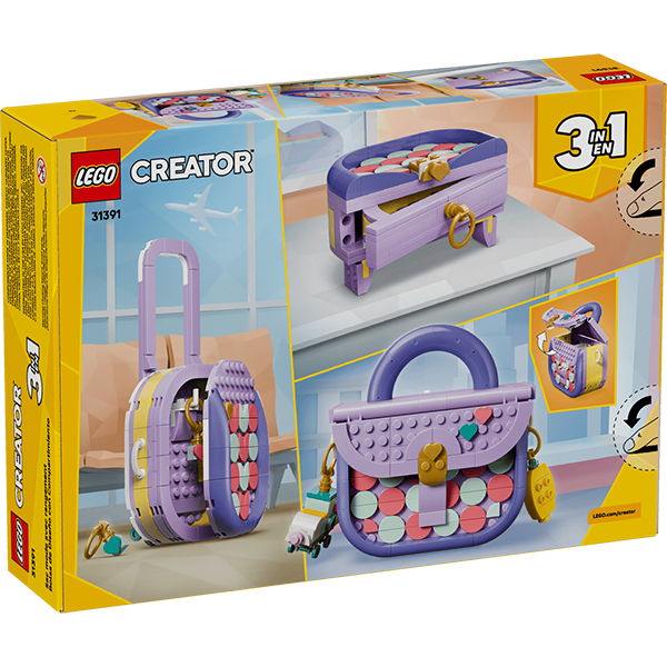 LEGO® Creator 3-in-1 31391 Art Fashion Bag with Storage