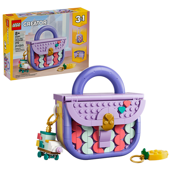 LEGO® Creator 3-in-1 31391 Art Fashion Bag with Storage