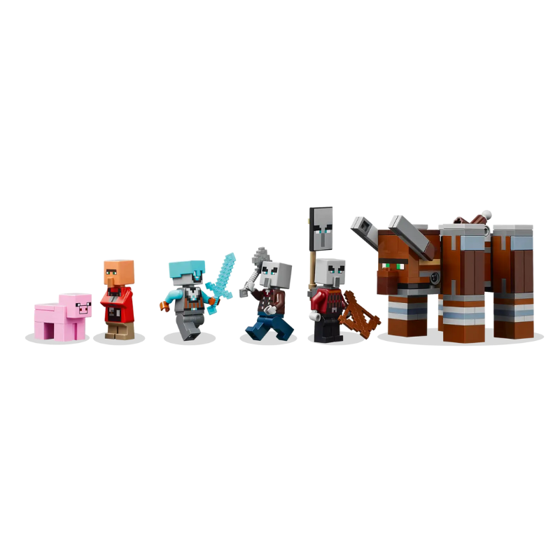 lego-minecraft-pillageroutpostravager-figures